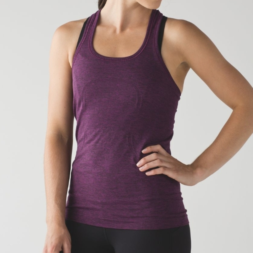 Lululemon Swiftly Maroon Racerback Size 2